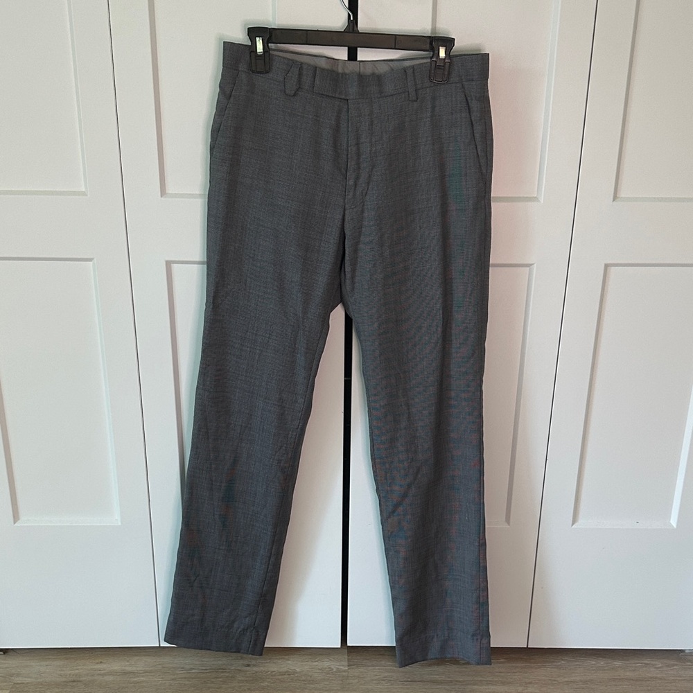 Banana Republic Charcoal herringbone Dress Pants